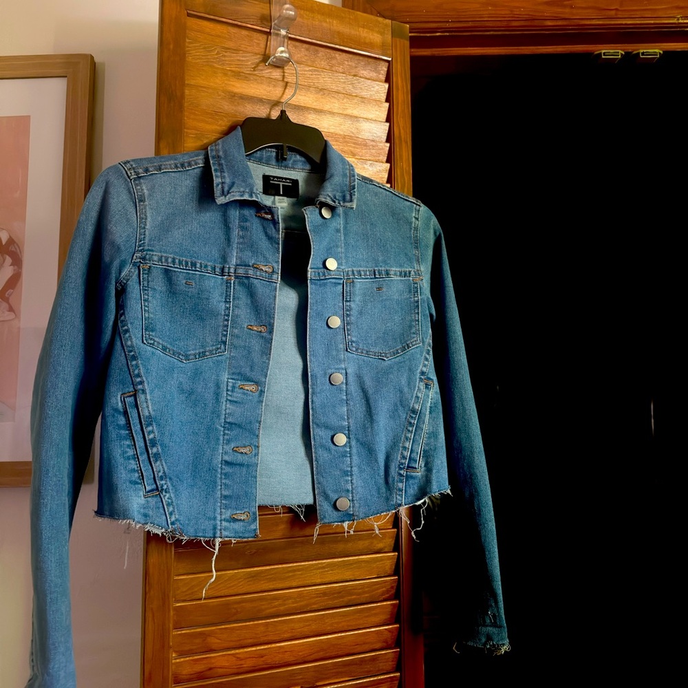Denim shacket